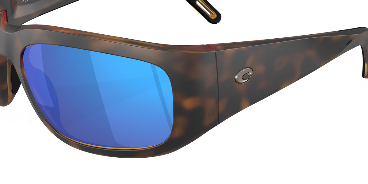 COSTA 6S9139 Bulley Bait 913905 64 - Matte Tortoise / Blue Mirrored Polarized #id:6s9139913905_s:104120