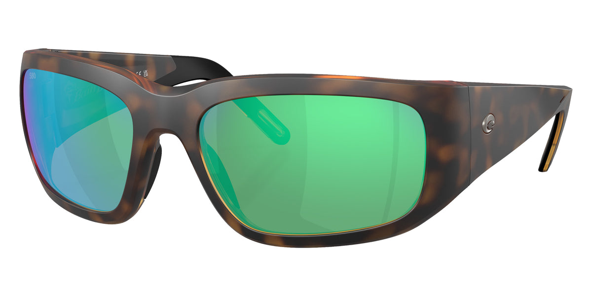 COSTA 6S9139 Bulley Bait 913906 64 - Matte Tortoise / Green Mirrored Polarized #id:6s9139913906_s:106105