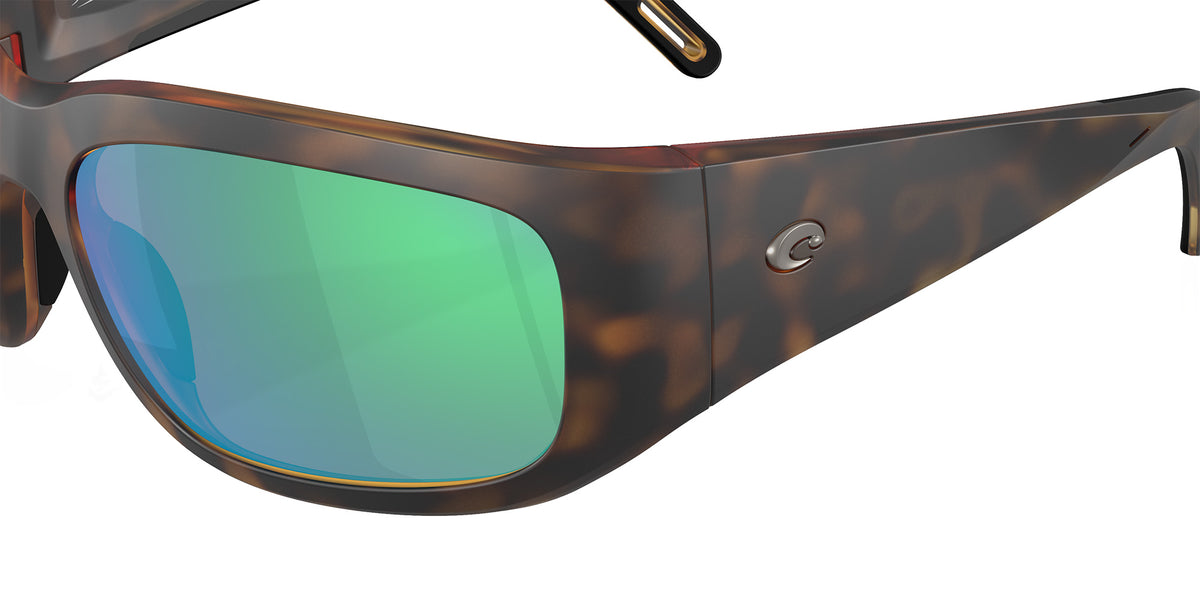 COSTA 6S9139 Bulley Bait 913906 64 - Matte Tortoise / Green Mirrored Polarized #id:6s9139913906_s:106120