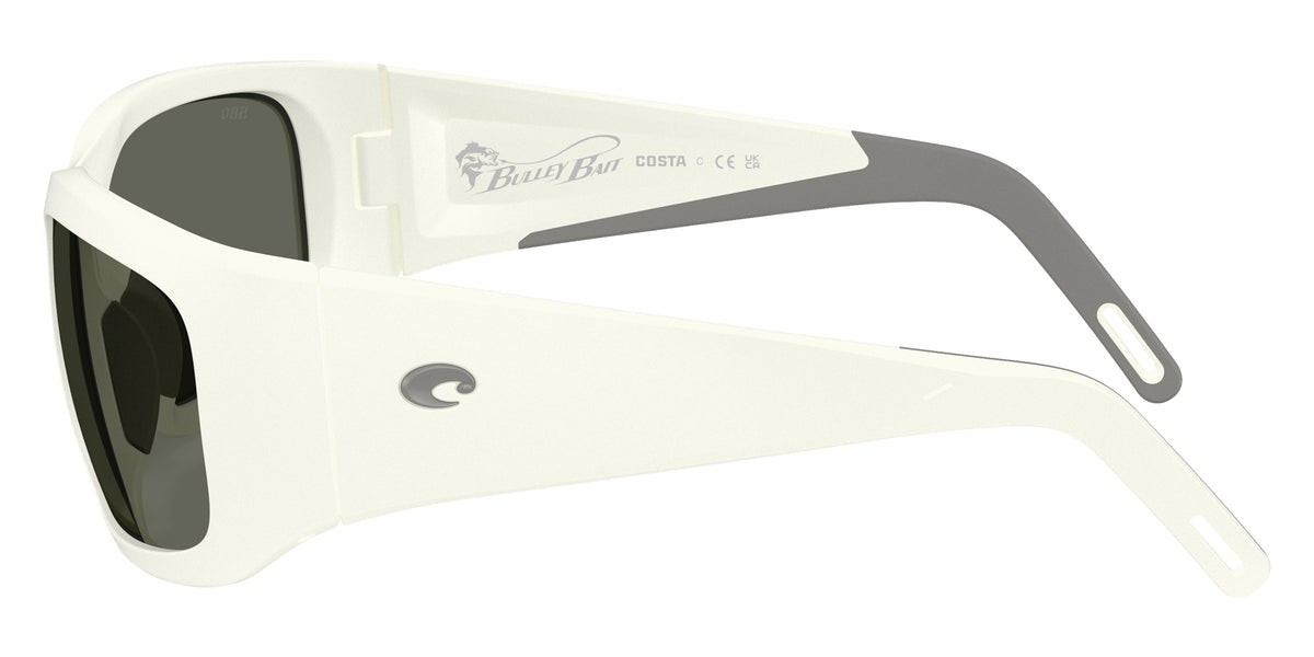 COSTA 6S9139 Bulley Bait 913907 64 - Matte Storm White / Gray Polarized #id:6s9139913907_s:108110