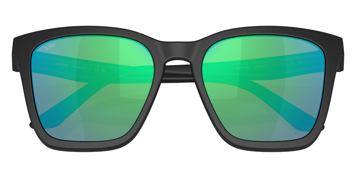 COSTA 6S9142 Sunlace 914207 55 - Netplus Black / Green Mirrored Polarized #id:6s9142914207_s:110130