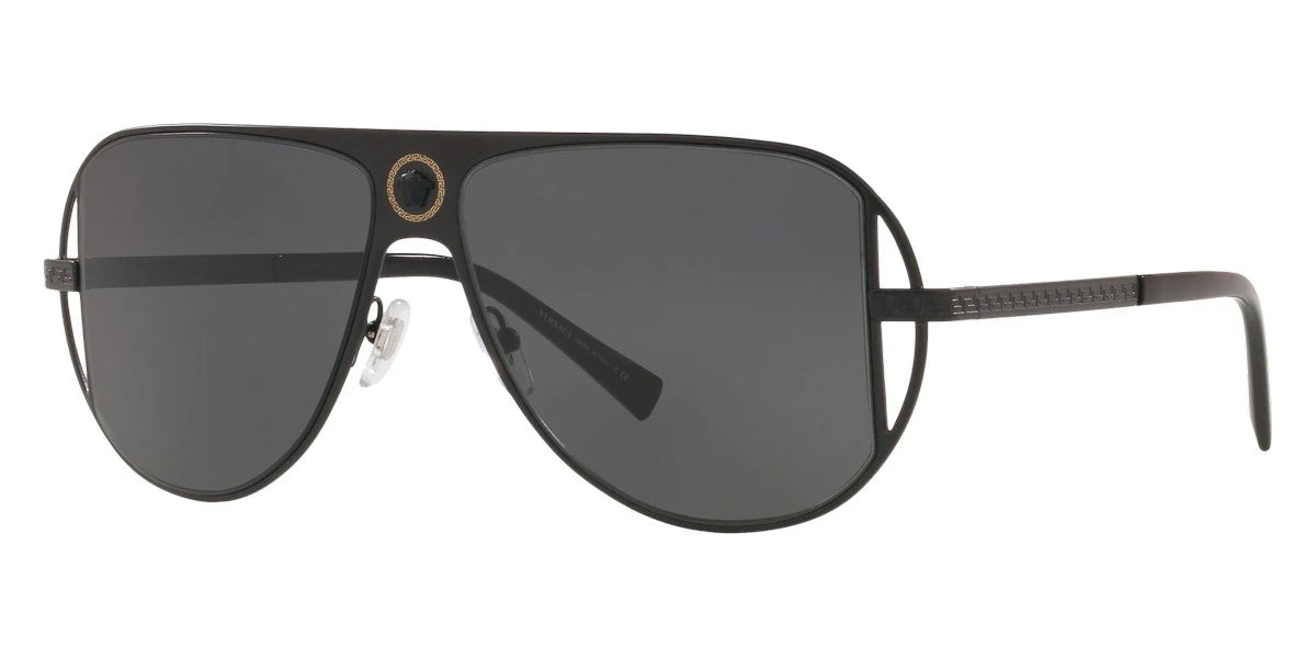 VERSACE VE2212 100987 57 - Matte Black / Gray