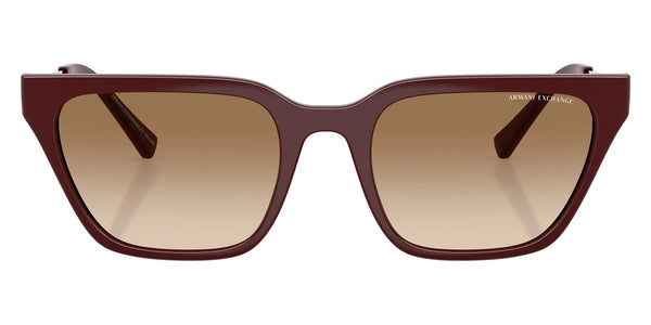 Shiny Bordeaux/Shiny Rose Gold / Gradient Brown / 55-20-140