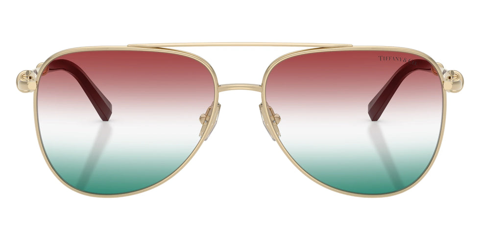 TIFFANY TF3116 6230EL 59 - Pale Gold / Gradient Green Bordeaux