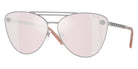 VERSACE VE2267 10007V 64 - Silver / Pink Mirrored White