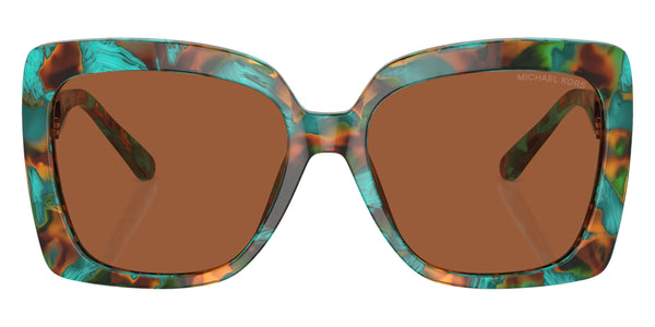 Teal Graphic Tortoise / Amber Solid / 57-17-140