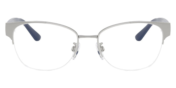 Semi Shiny Silver/Blue Navy / 55-17-145