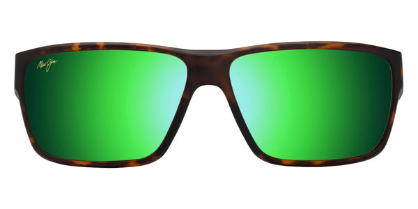 Matte Dark Havana with Orange / MAUIGreen® / 62-14-130