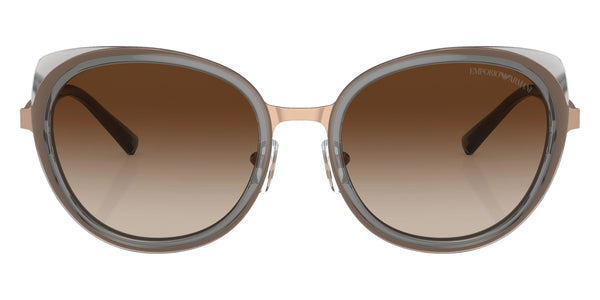 Shiny Rose Gold / Gradient Brown / 53-19-140