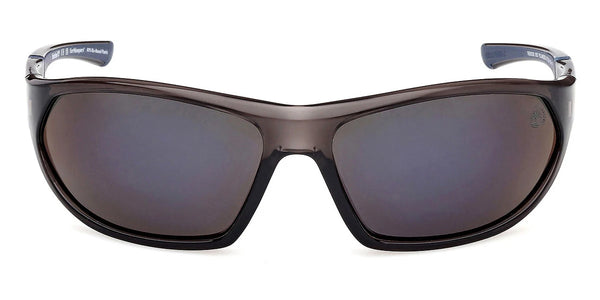 Shiny Gray / Blue Polarized / 67-16-130