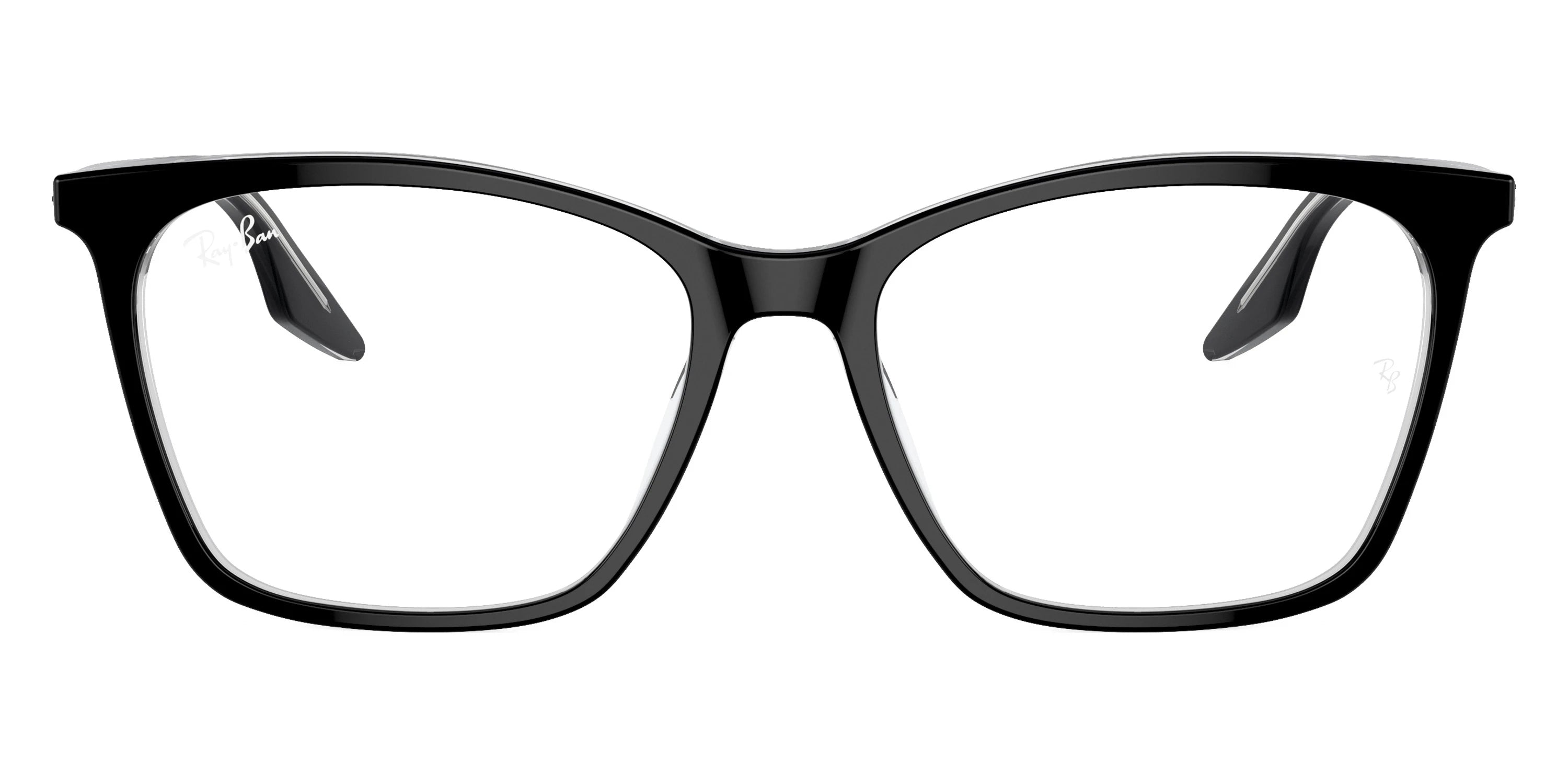 Ray-Ban RX5422 2034 52 - Black on Transparent