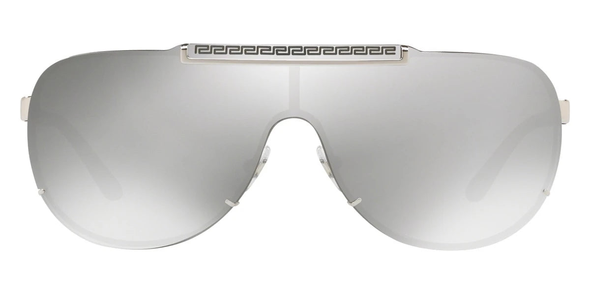 VERSACE VE2140 10006G 40 - Silver / Light Gray Mirrored Silver