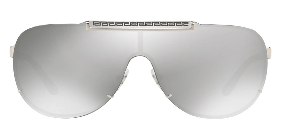 VERSACE VE2140 10006G 40 - Silver / Light Gray Mirrored Silver