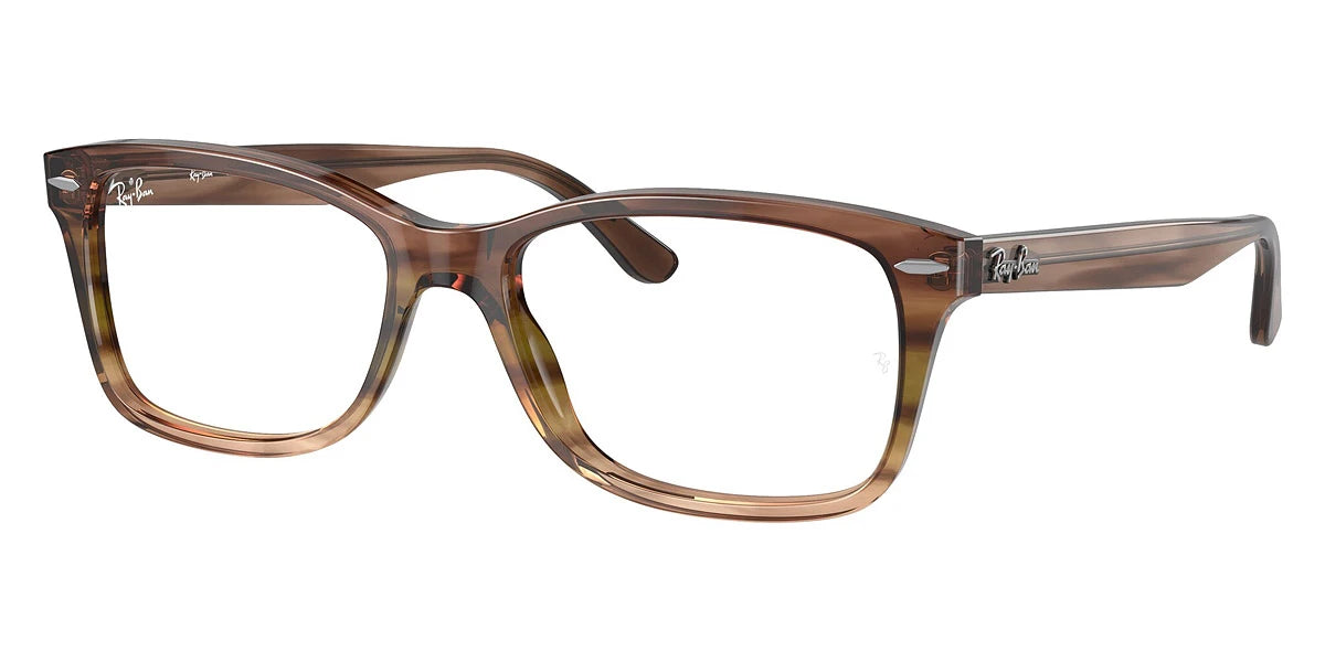 Ray-Ban RX5428F 8255 55 - Striped Brown and Green