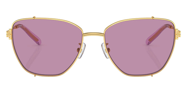 Shiny Gold / Dark Violet Mirrored / 55-16-140