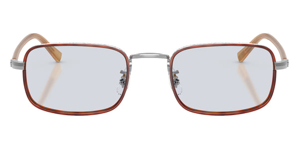 Silver/Amber Tortoise / Blue Wash / 49-21-145