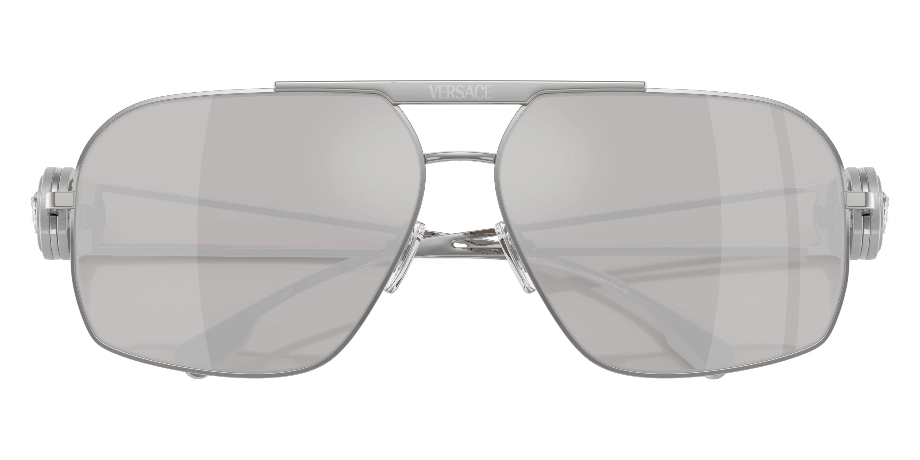 VERSACE VE2269 10006G 62 - Silver / Light Gray Mirrored Silver