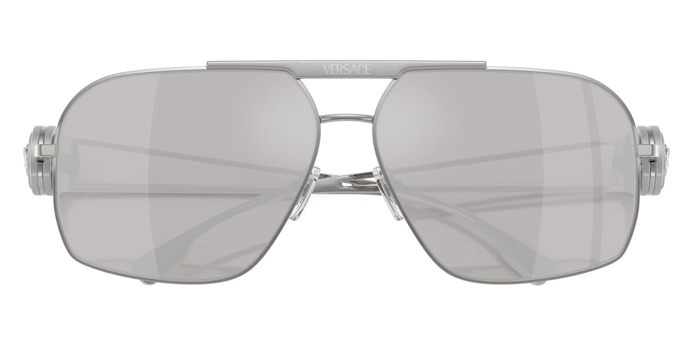 VERSACE VE2269 10006G 62 - Silver / Light Gray Mirrored Silver