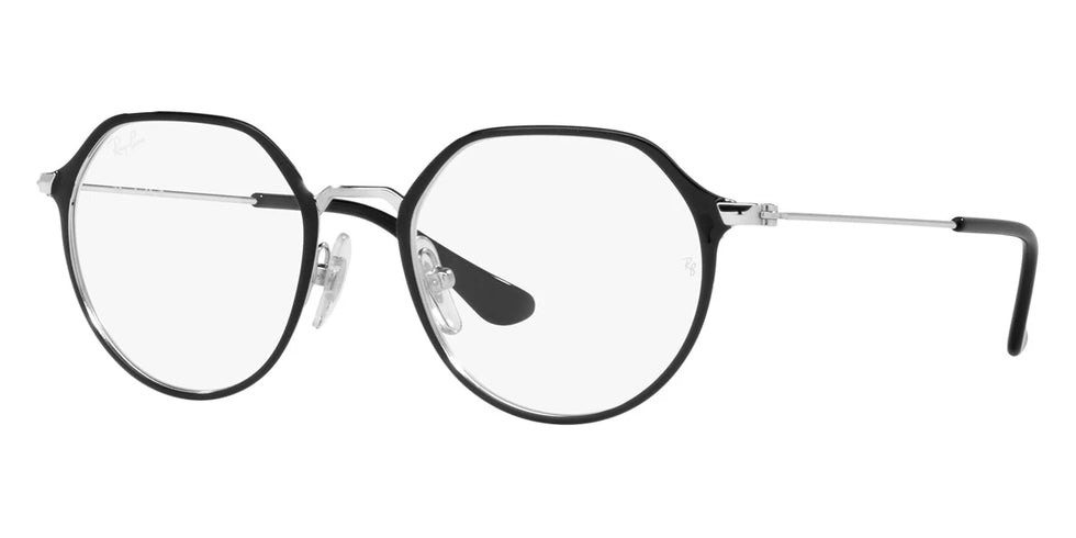 Ray-Ban RY1058 4064 45 - Black on Silver