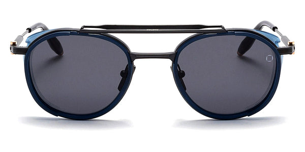 Brushed Black/Crystal Light Blue / 51-23-142