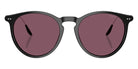 RALPH LAUREN RL8181P 50011A 53 - Shiny Black / Solid Purple Polarized