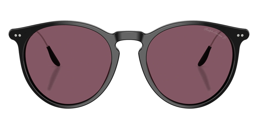 RALPH LAUREN RL8181P 50011A 53 - Shiny Black / Solid Purple Polarized