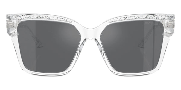 Crystal Glitter / Gray Mirrored Silver / 55-16-145