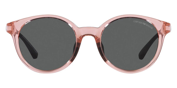 Shiny Transparent Pink / Dark Gray / 47-18-125