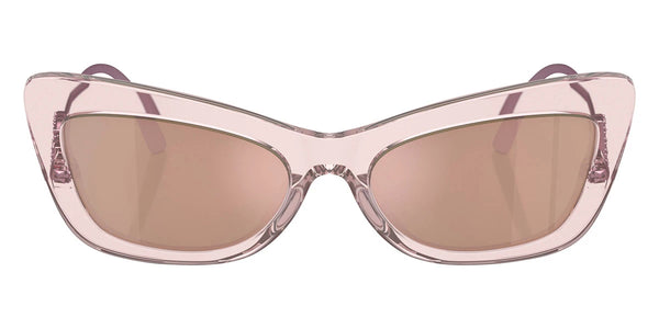 Transparent Rose/Rose / Light Brown Mirrored Pink / 55-18-145