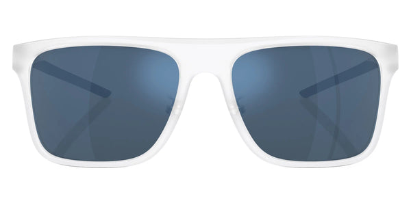 Gray Transparent / Mirrored Blue / 58-18-145