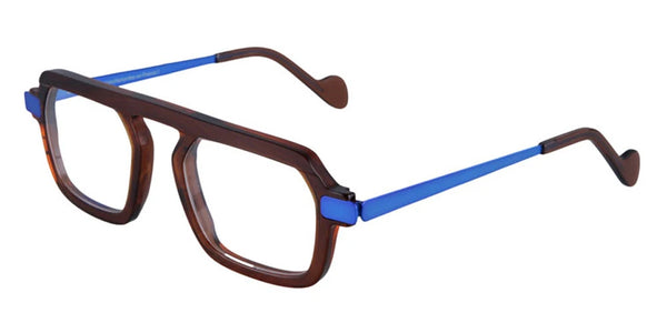 Brown/Fluorescent Dark Blue / 50-21