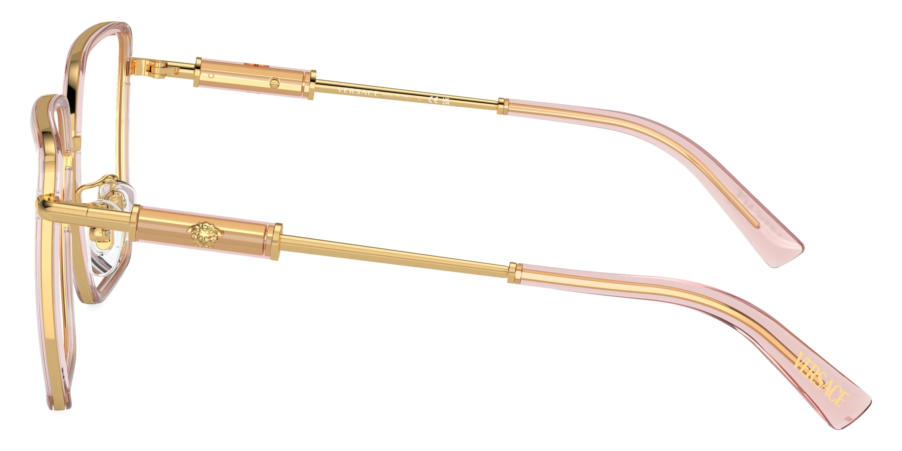 VERSACE VE1294D 1507 55 - Transparent Peach/Gold