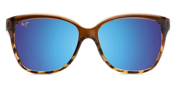 Translucent Chocolate with Tortoise / Blue Hawaii / 56-16-140