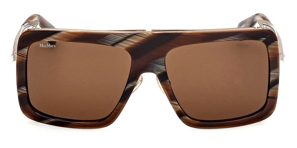 Brown Horn/Shiny Pale Gold / Brown / 57-16-130