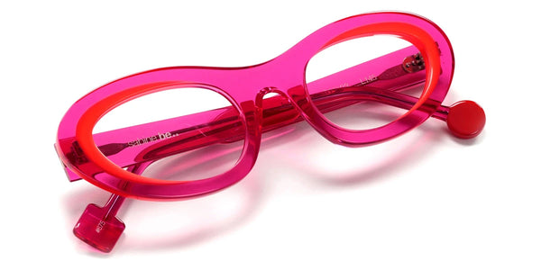 Shiny Translucent Raspberry/Shiny Miami Neon Orange / 51-23-145