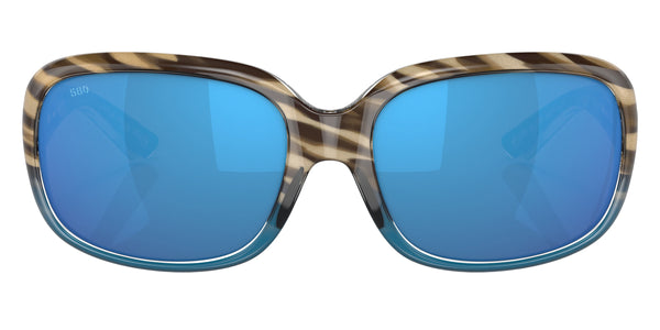 Shiny Wahoo / Blue Mirrored Polarized / 58-17-135