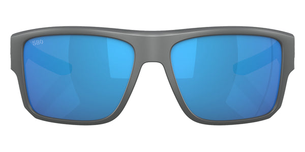 Matte Gray / Blue Mirrored Polarized / 59-16-127