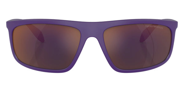 Matte Violet/Rubber Black / Dark Gray Mirrored Red / 64-17-130