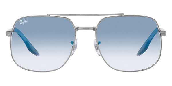 Gunmetal / Clear Gradient Blue / 56-18-145