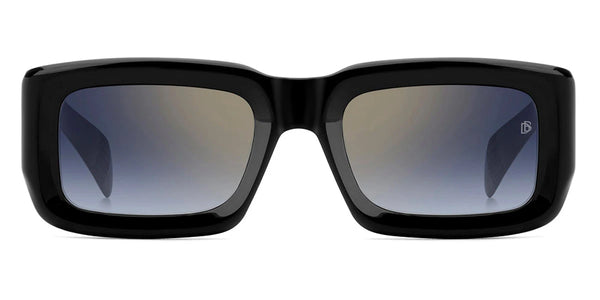 Black / Blue Shaded Gold Mirrored / 52-22-140