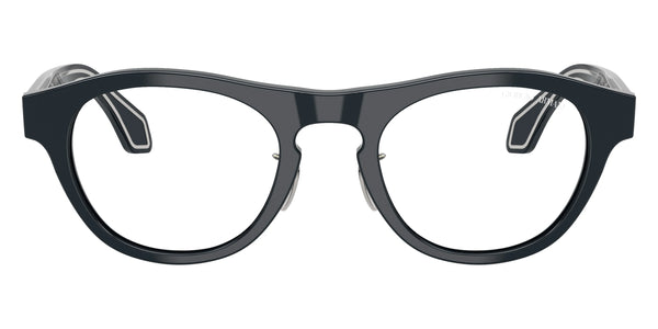 Solid Dark Blue on Crystal / Clear / 49-21-140