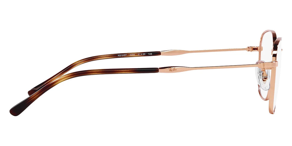 Ray-Ban RX6497 3094 53 - Rose Gold