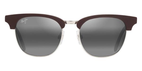 Shiny Solid Brown / Neutral Gray / 52-18-145