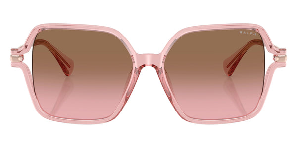 Shiny Transparent Pink/Shiny Rose Gold / Pink Gradient Brown / 56-15-145