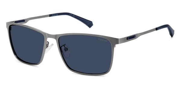 Dark Ruthenium / Blue Polarized / 58-16-140