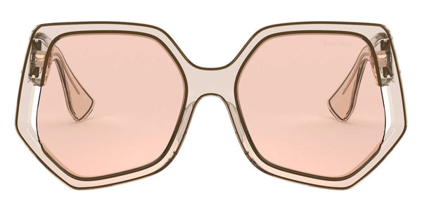 Transparent Beige / Light Brown / 55-18-145