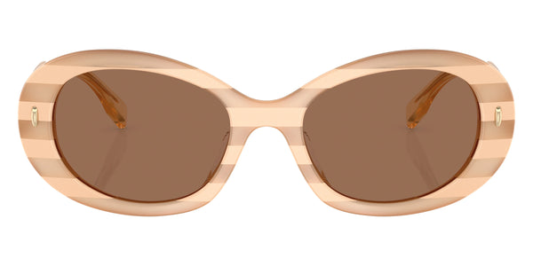 Nude Stripe/Transparent Beige / Dark Brown / 53-19-140