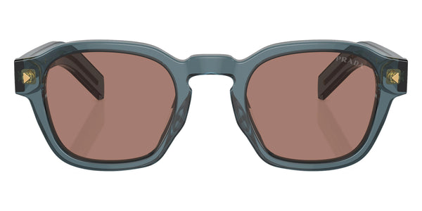 Transparent Ocean / Brown Mirrored Internal Gray / 53-21-150