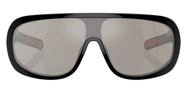 Shiny Black / Light Gray Mirrored Silver / 138-0-145