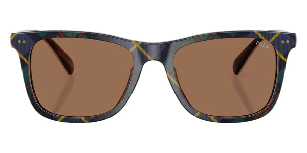 Shiny Tartan Dress Gordon / Dark Brown / 55-19-145